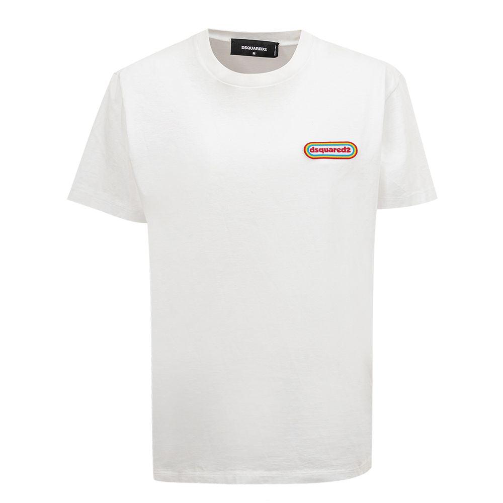 Dsquared² Chic White Cotton Staple Tee - Arichezz.store