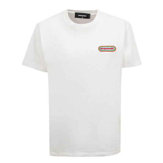 Dsquared² Chic White Cotton Staple Tee - Arichezz.store