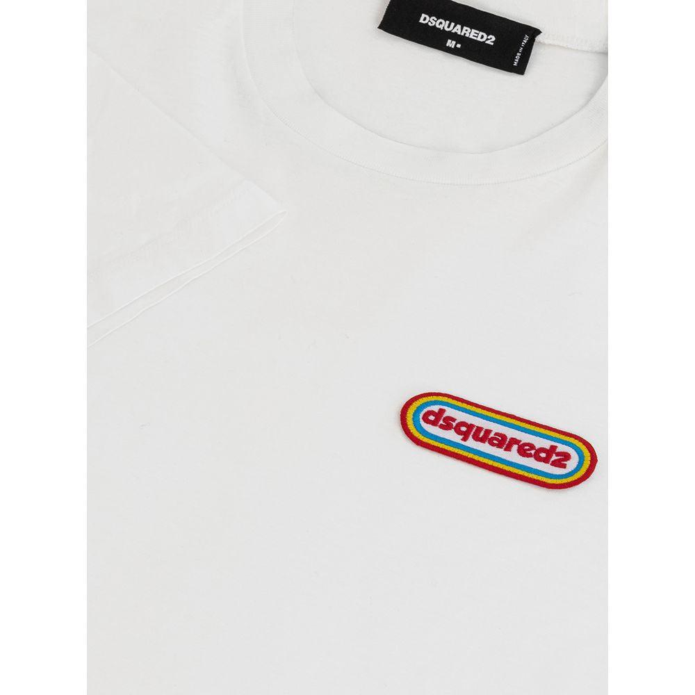 Dsquared² Chic White Cotton Staple Tee - Arichezz.store