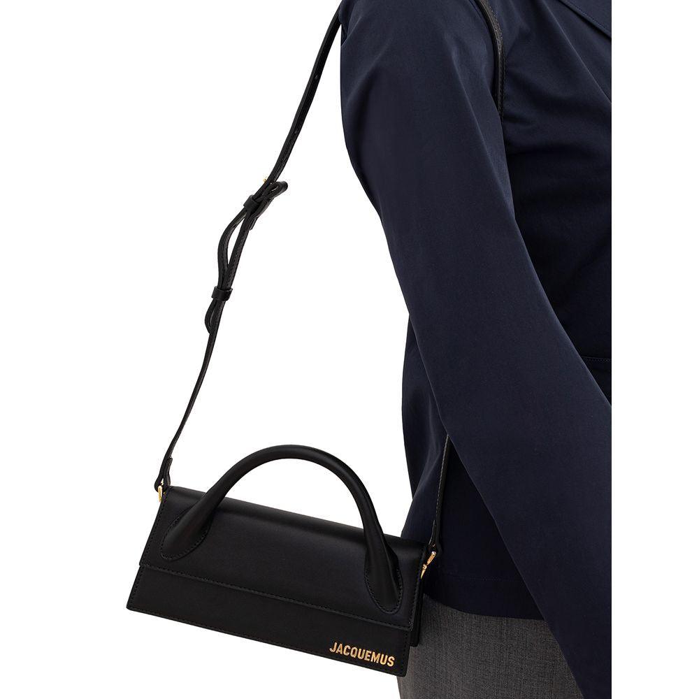 Jacquemus Elegant Black Leather Handbag - Arichezz.store