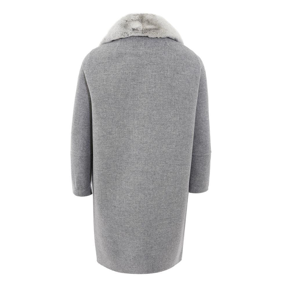 Herno Gray Wool Jacket - Timeless Elegance - Arichezz.store