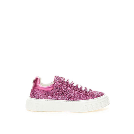 Casadei Fuchsia Elegance Leather Sneakers - Arichezz.store