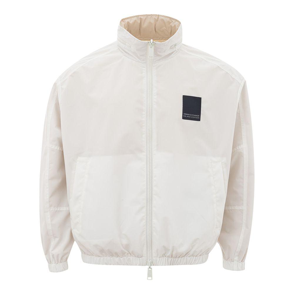 Armani Exchange Beige Polyamide Jacket for the Modern Man - Arichezz.store