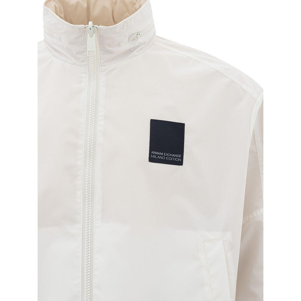 Armani Exchange Beige Polyamide Jacket for the Modern Man - Arichezz.store