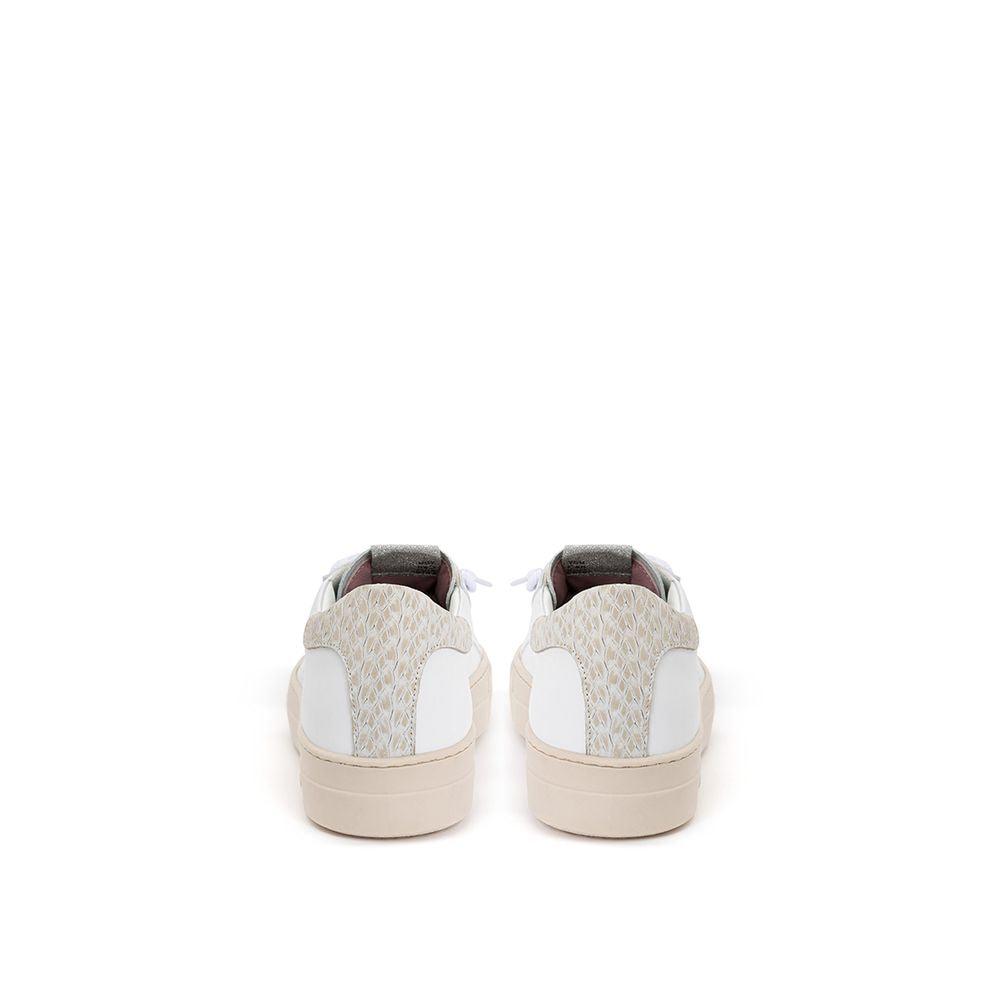 P448 White Leather Sneakers - Elegant Casual Footwear - Arichezz.store