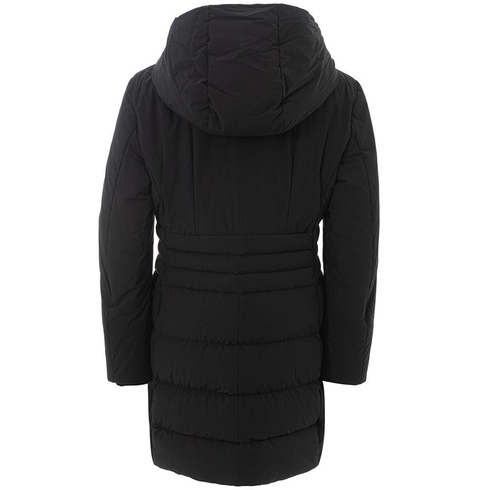 Peuterey Elegant Black Polyamide Jacket for Women - Arichezz.store