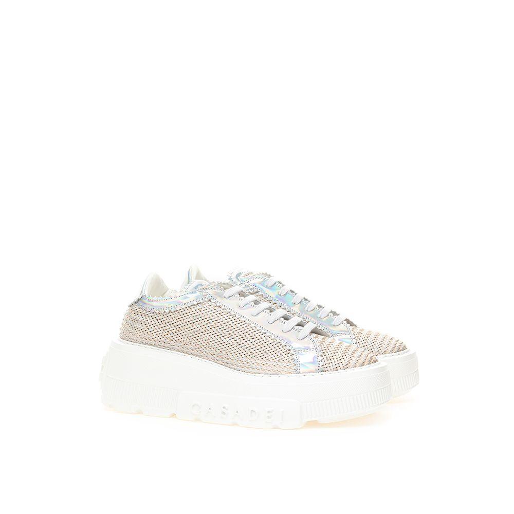 Casadei Eco Leather Beige Sneakers - Arichezz.store