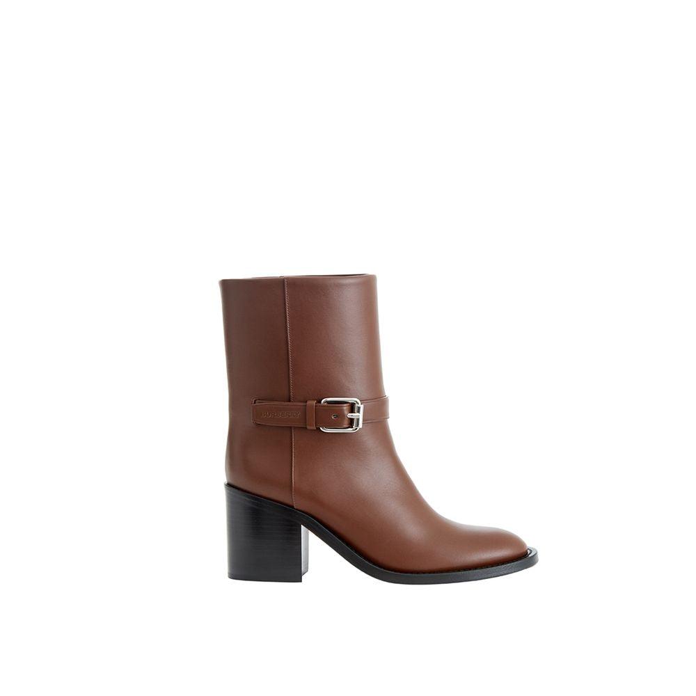 Burberry Brown Leather Boot - Arichezz.store