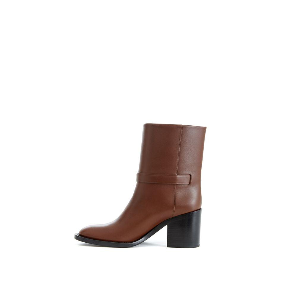 Burberry Brown Leather Boot - Arichezz.store