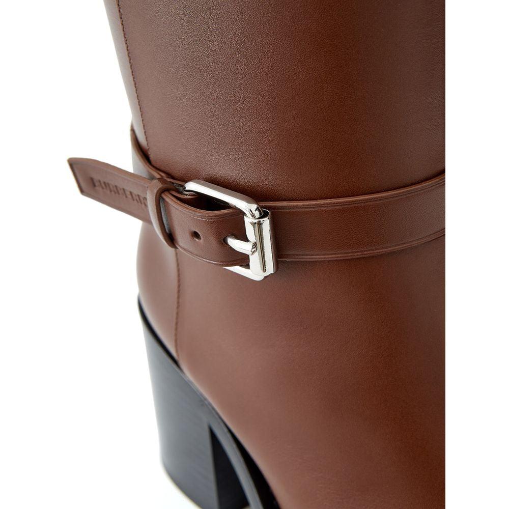 Burberry Brown Leather Boot - Arichezz.store