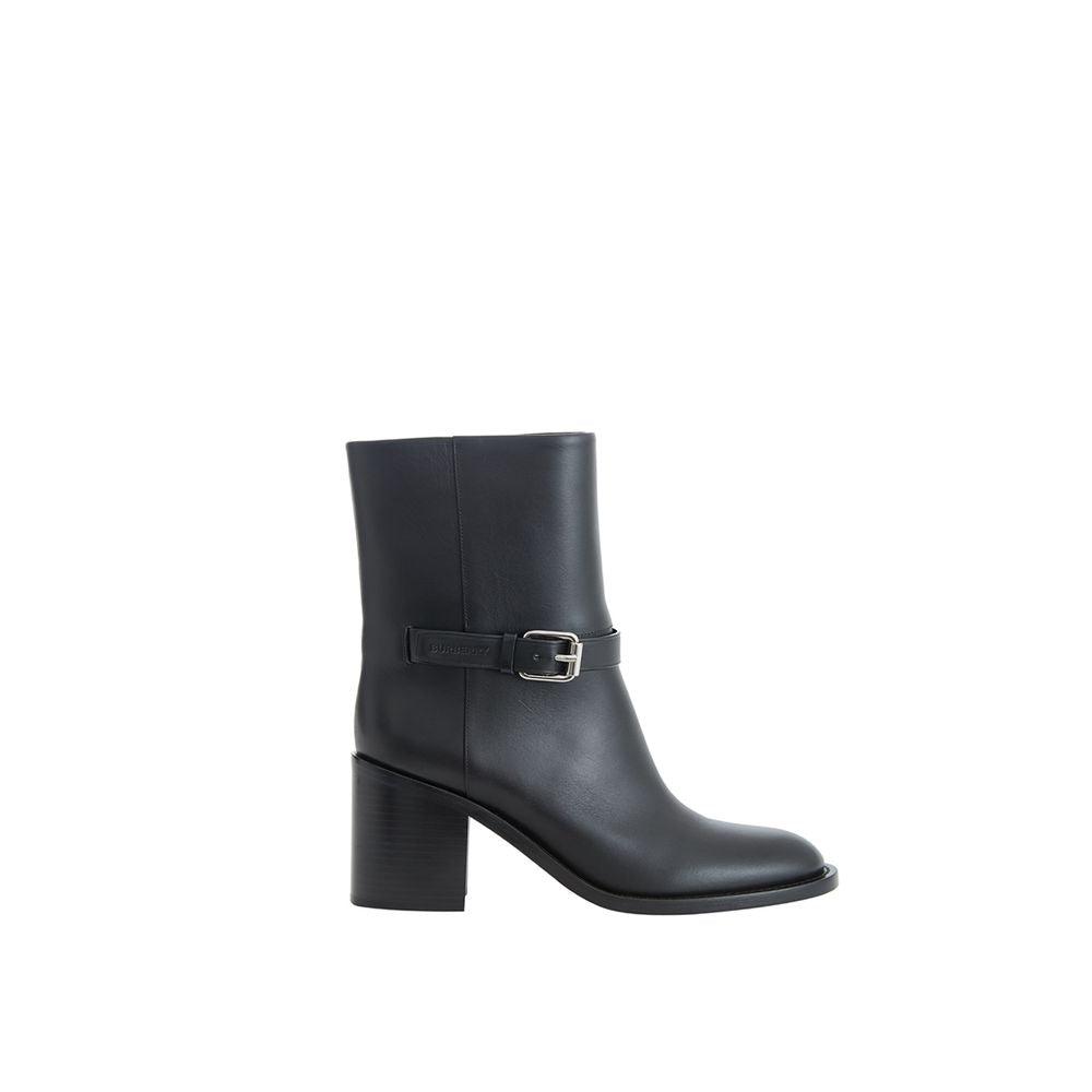 Burberry Black Leather Boot - Arichezz.store