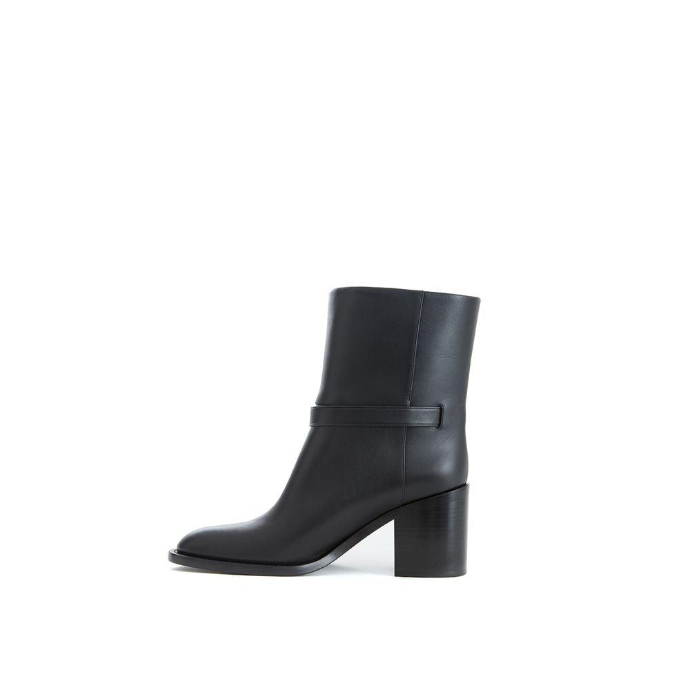 Burberry Black Leather Boot - Arichezz.store