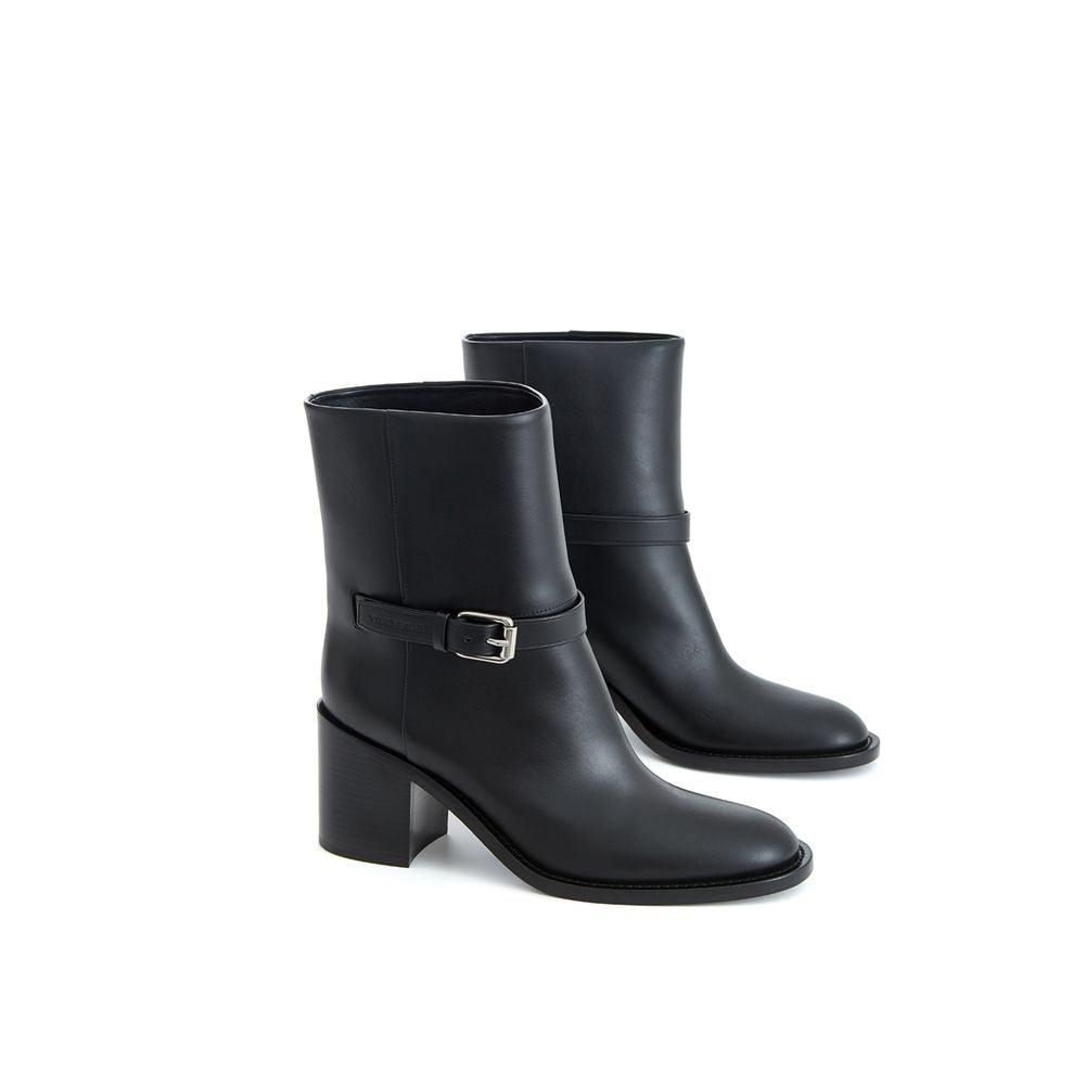 Burberry Black Leather Boot - Arichezz.store