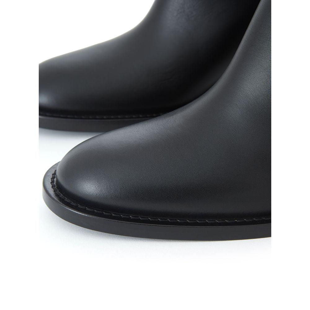 Burberry Black Leather Boot - Arichezz.store