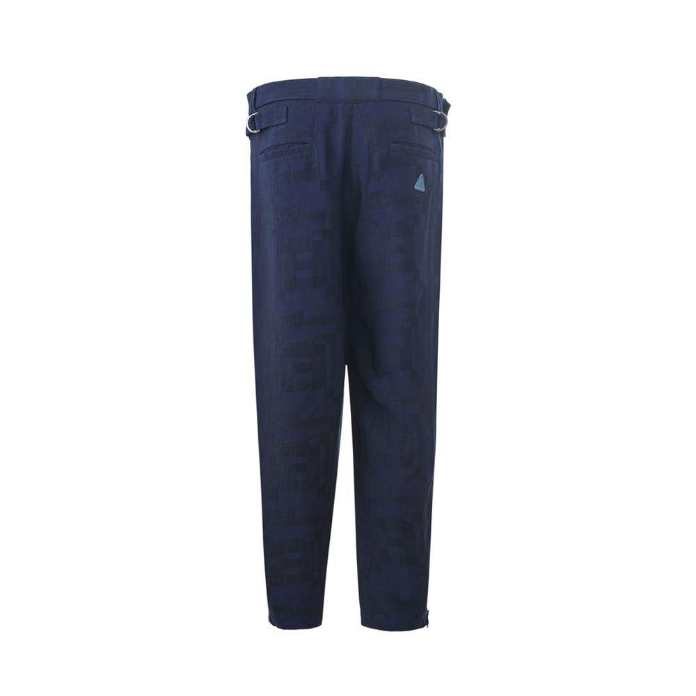 Emporio Armani Blue Linen Jeans & Pant - Arichezz.store