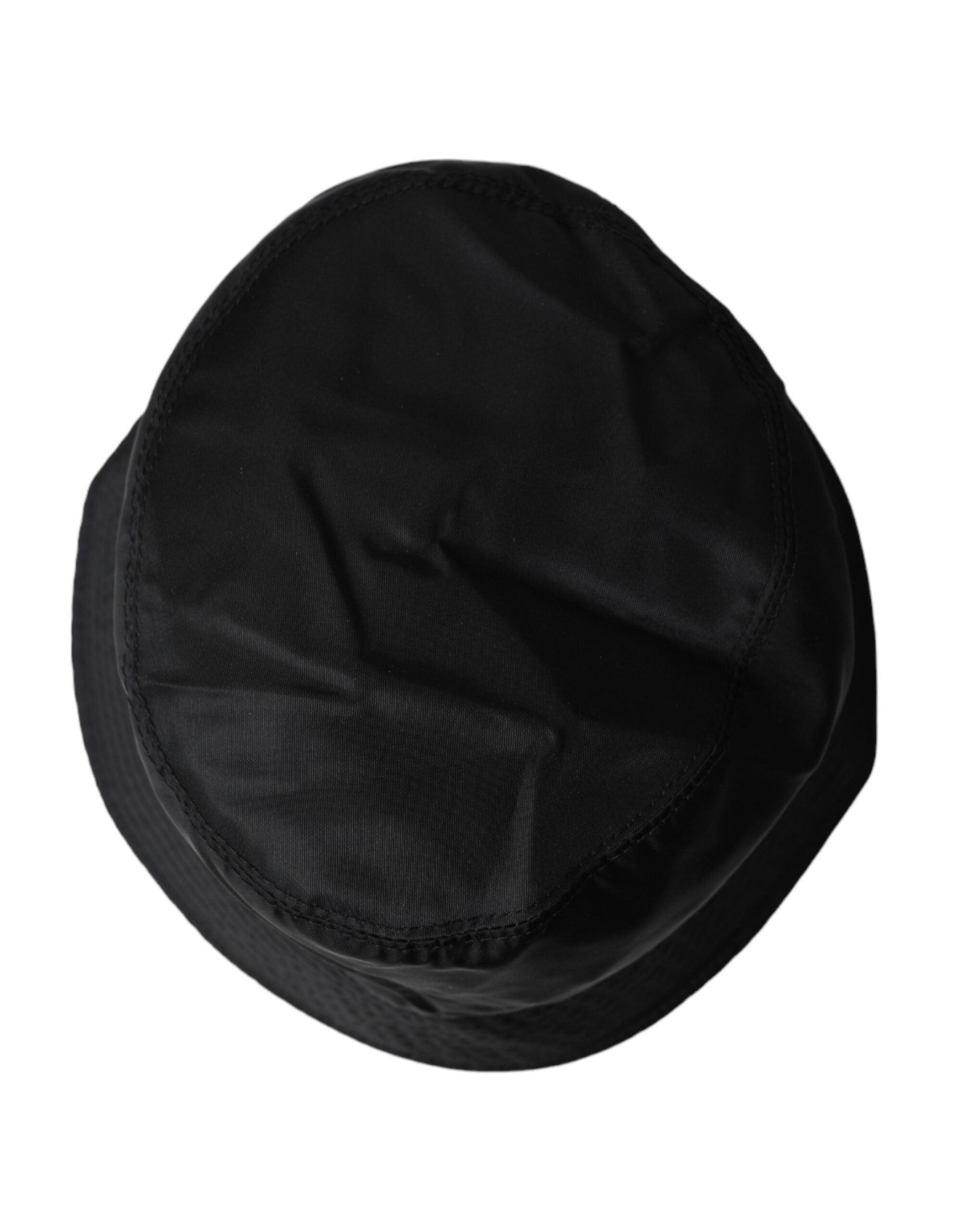 Dolce & Gabbana Black Wide Brim Cap Bucket Hat Men - Arichezz.store