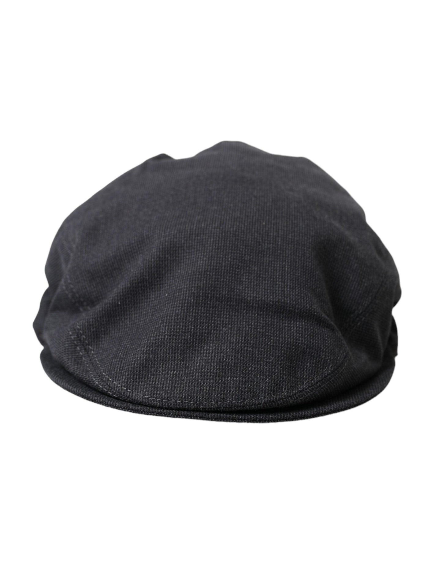 Dolce & Gabbana Gray Cotton Cloth Newsboy Hat Men - Arichezz.store