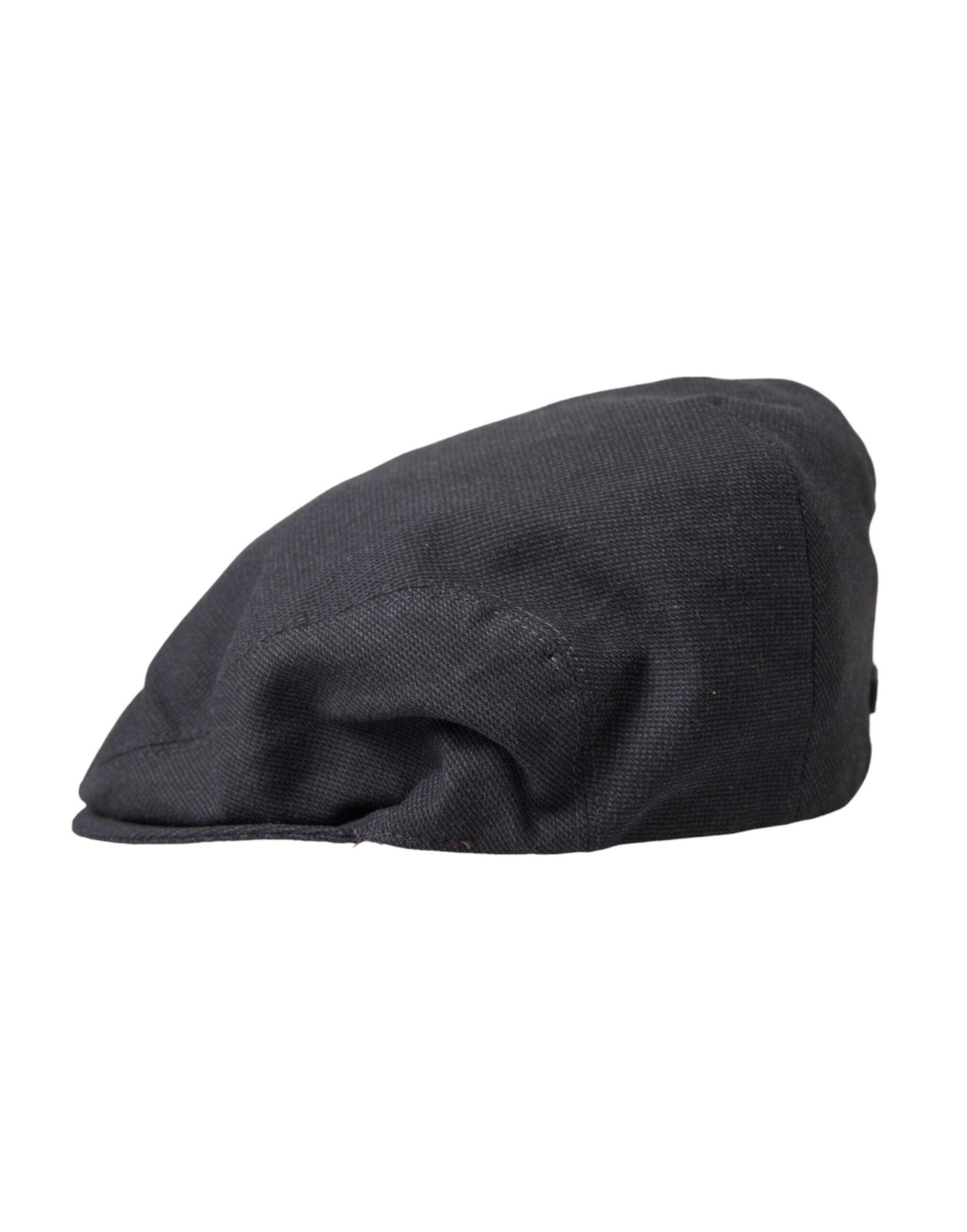 Dolce & Gabbana Gray Cotton Cloth Newsboy Hat Men - Arichezz.store