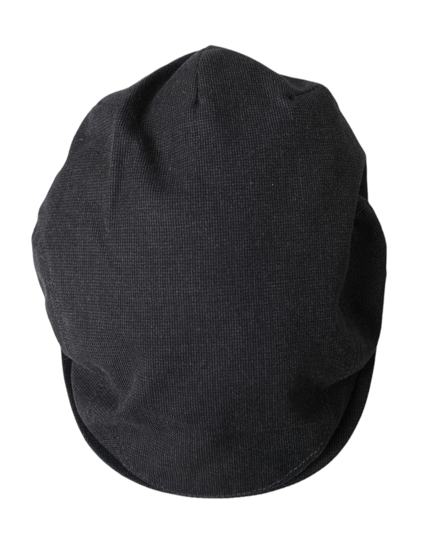 Dolce & Gabbana Gray Cotton Cloth Newsboy Hat Men - Arichezz.store