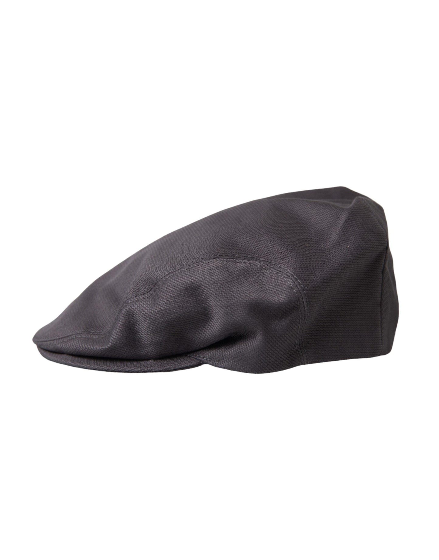 Dolce & Gabbana Gray Cotton Cloth Newsboy Hat Men - Arichezz.store