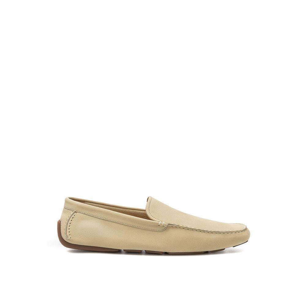 Bally Beige Leather Loafer - Arichezz.store