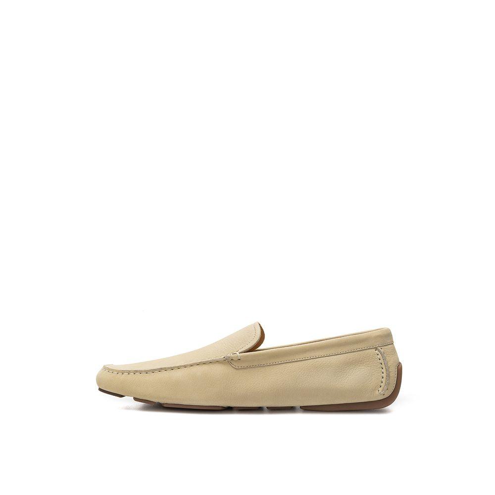 Bally Beige Leather Loafer - Arichezz.store