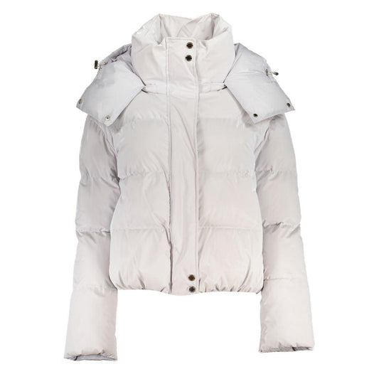 Patrizia Pepe White Polyethylene Jackets & Coat - Arichezz.store