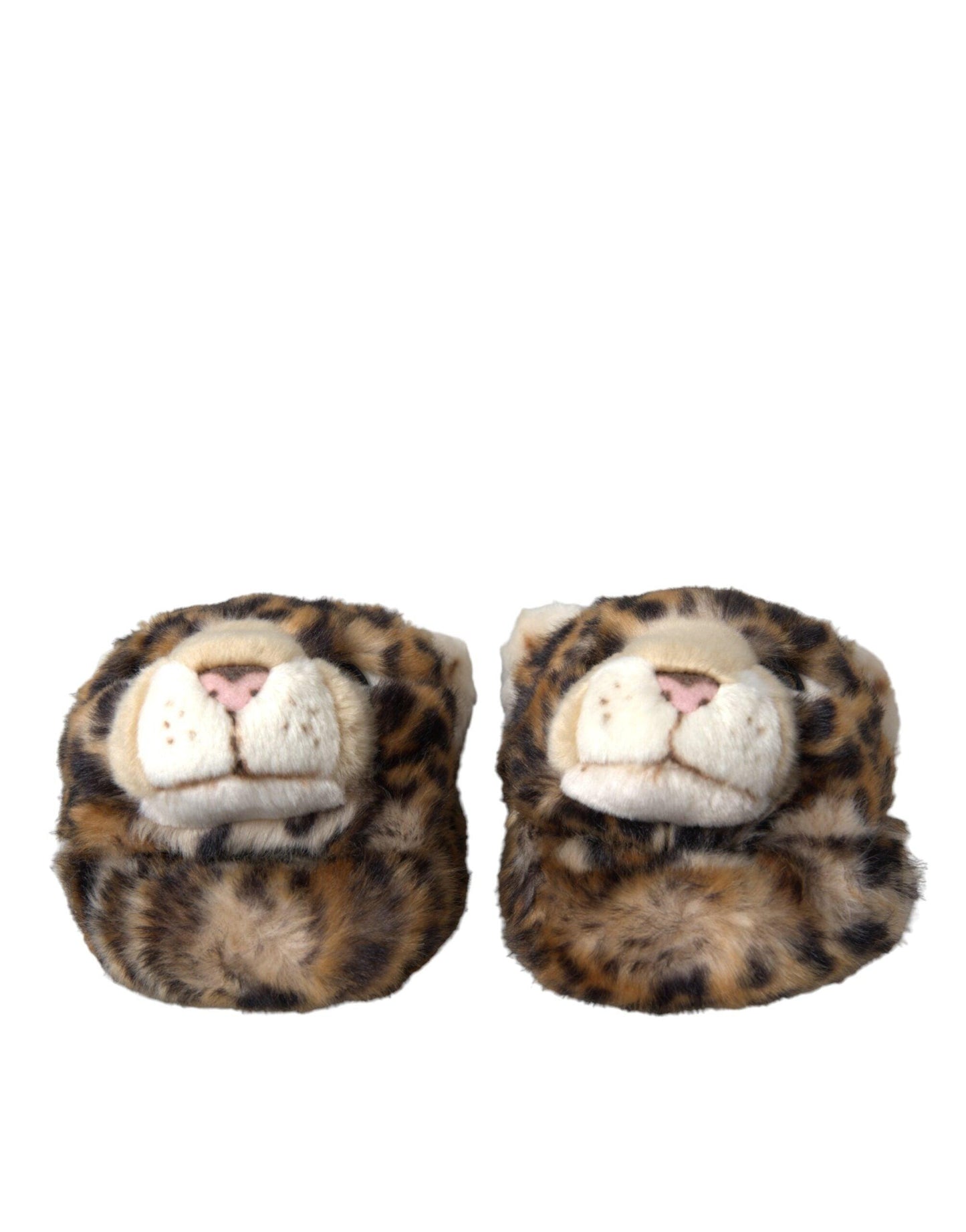 Dolce & Gabbana Brown Tiger Slippers Flats Sandals Shoes - Arichezz.store