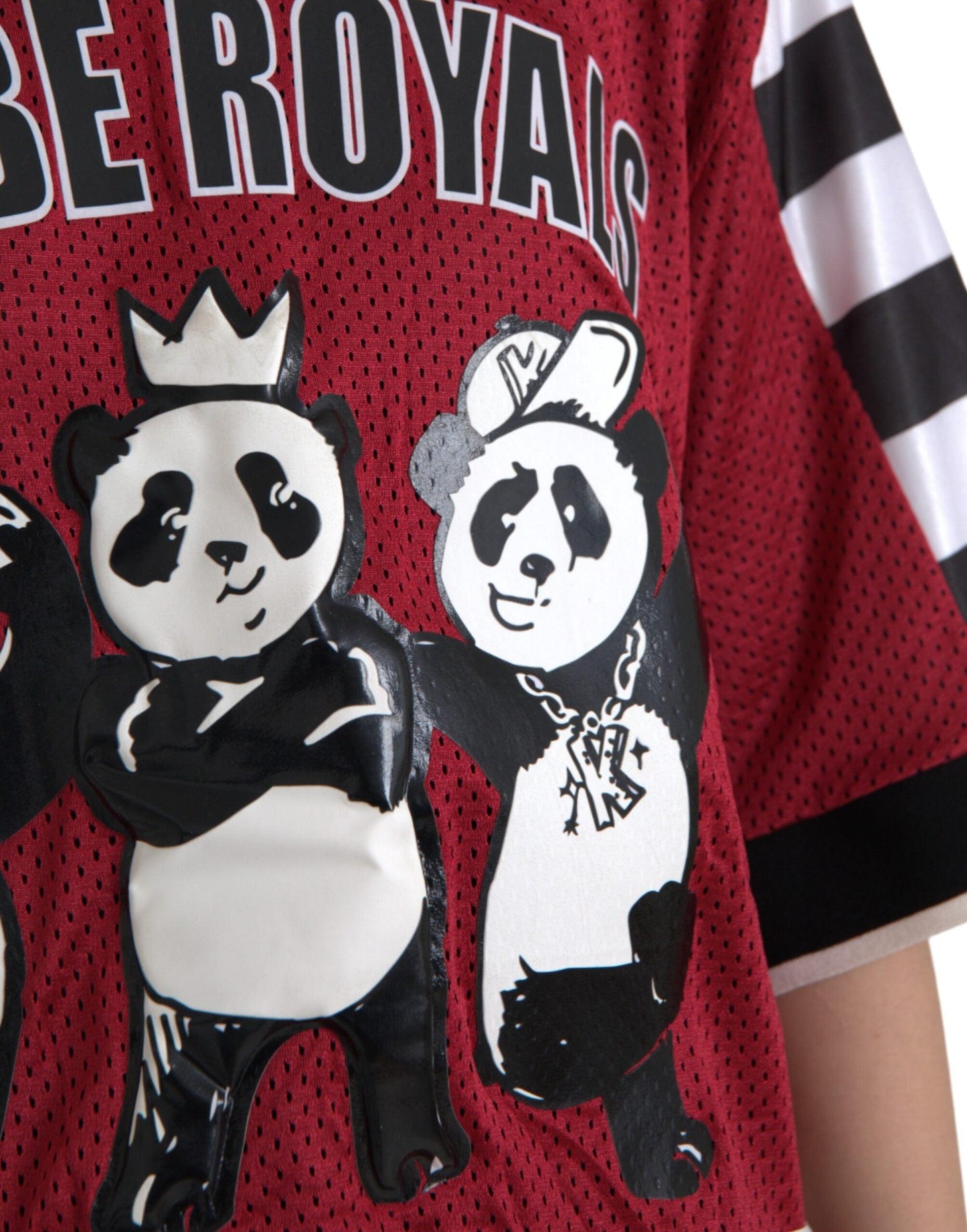 Dolce & Gabbana Multicolor Royals Panda Oversized T-shirt - Arichezz.store