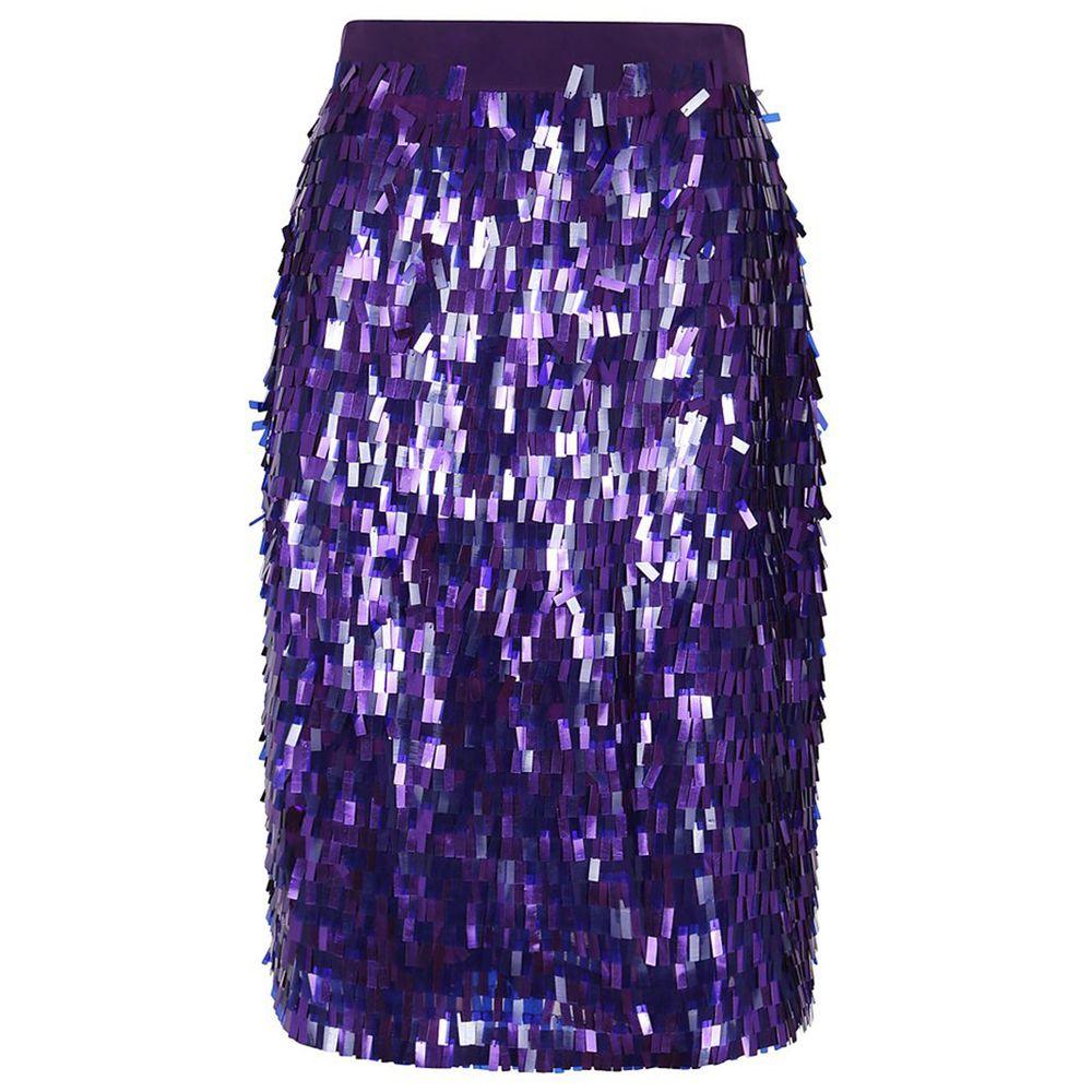 PINKO Purple Polyester Skirt - Arichezz.store