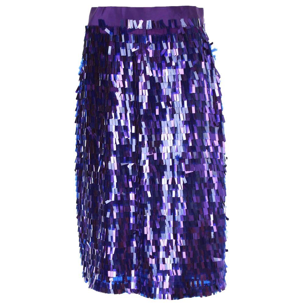 PINKO Purple Polyester Skirt - Arichezz.store