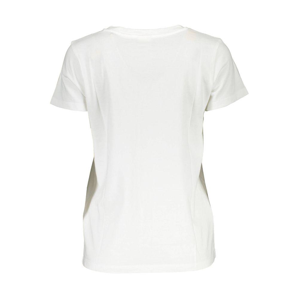 Levi's White Cotton Women T-Shirt - Arichezz.store