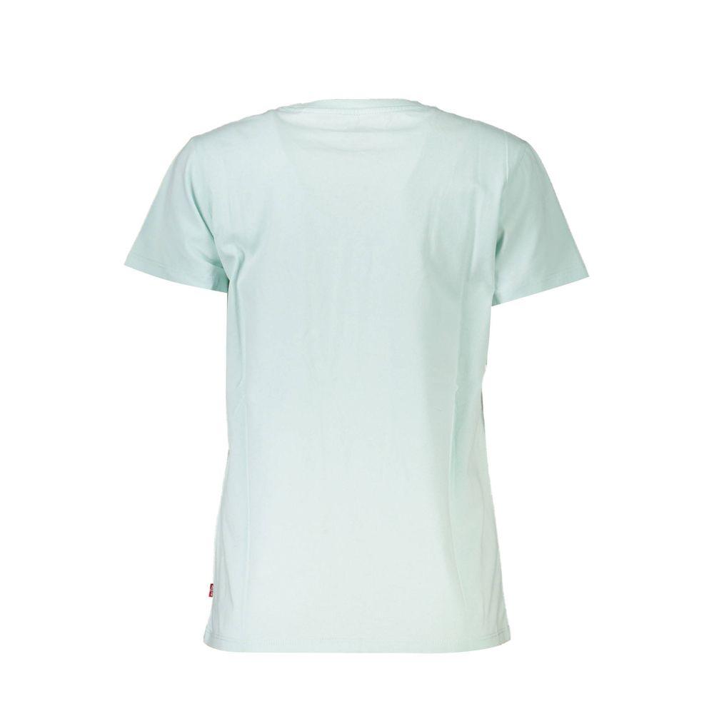 Levi's Light Blue Cotton Tops & T-Shirt - Arichezz.store