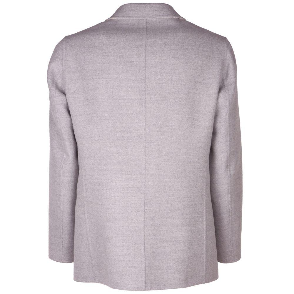 Made in Italy Gray Wool Vergine Blazer - Arichezz.store