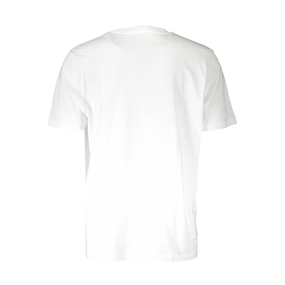 Diesel White Cotton Men T-Shirt - Arichezz.store