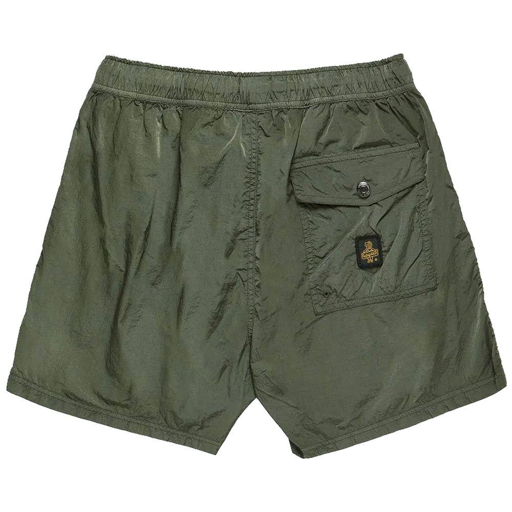 Refrigiwear Green Nylon Men Swim Trunk - Arichezz.store