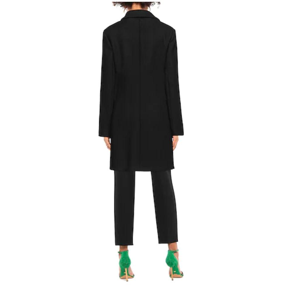 Love Moschino Black Wool Women's Coat - Arichezz.store