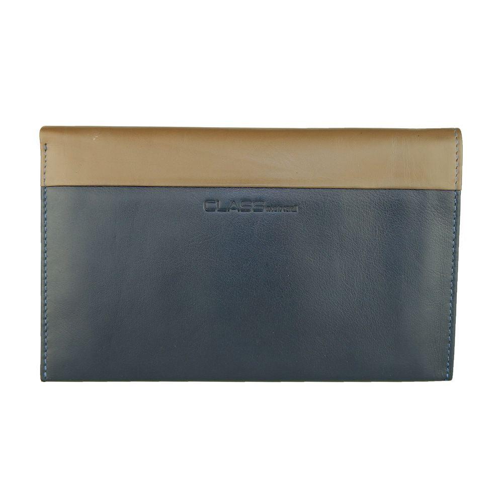 Cavalli Class Blue Leather Men's Wallet - Arichezz.store