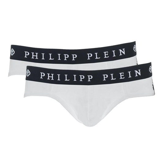 Philipp Plein White Cotton Men Boxer Short - Arichezz.store