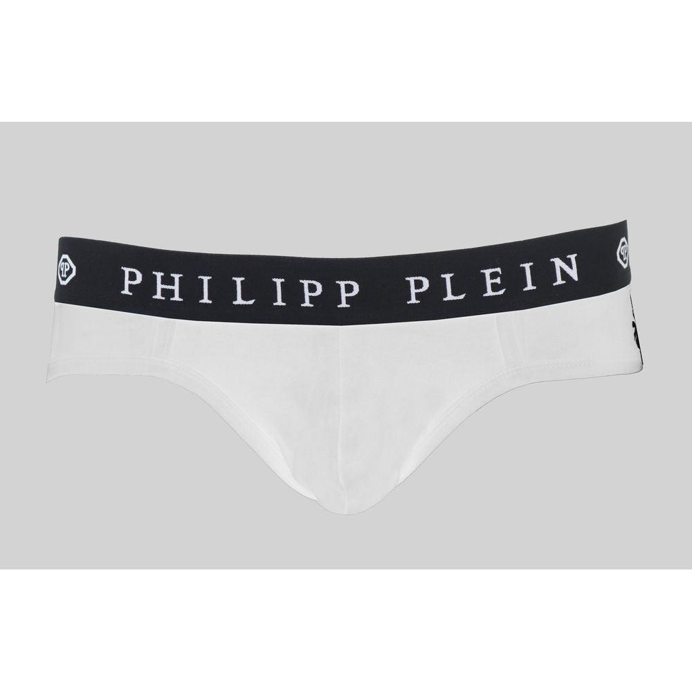 Philipp Plein White Cotton Men Boxer Short - Arichezz.store