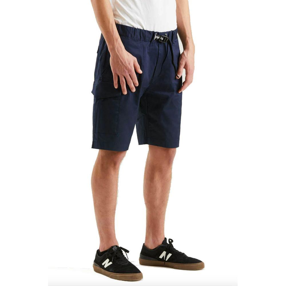 Refrigiwear Elegant Blue Cotton Blend Shorts - Arichezz.store