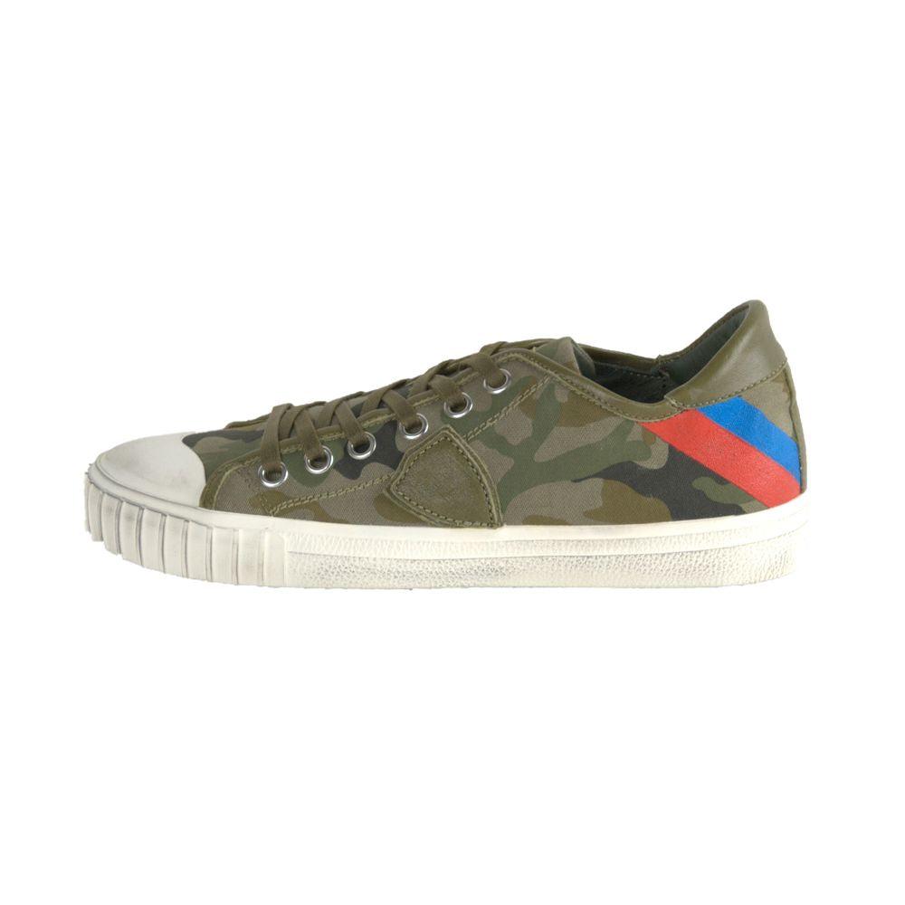 Philippe Model Green Leather Men Sneaker - Arichezz.store