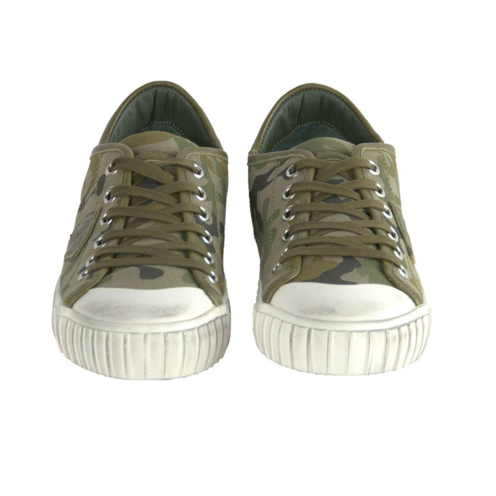 Philippe Model Green Leather Men Sneaker - Arichezz.store