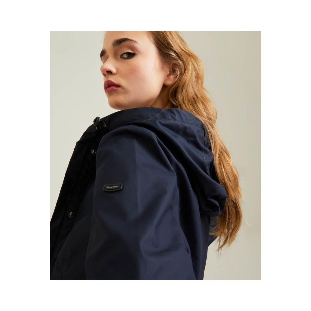 Refrigiwear Blue Polyester Women Jacket - Arichezz.store