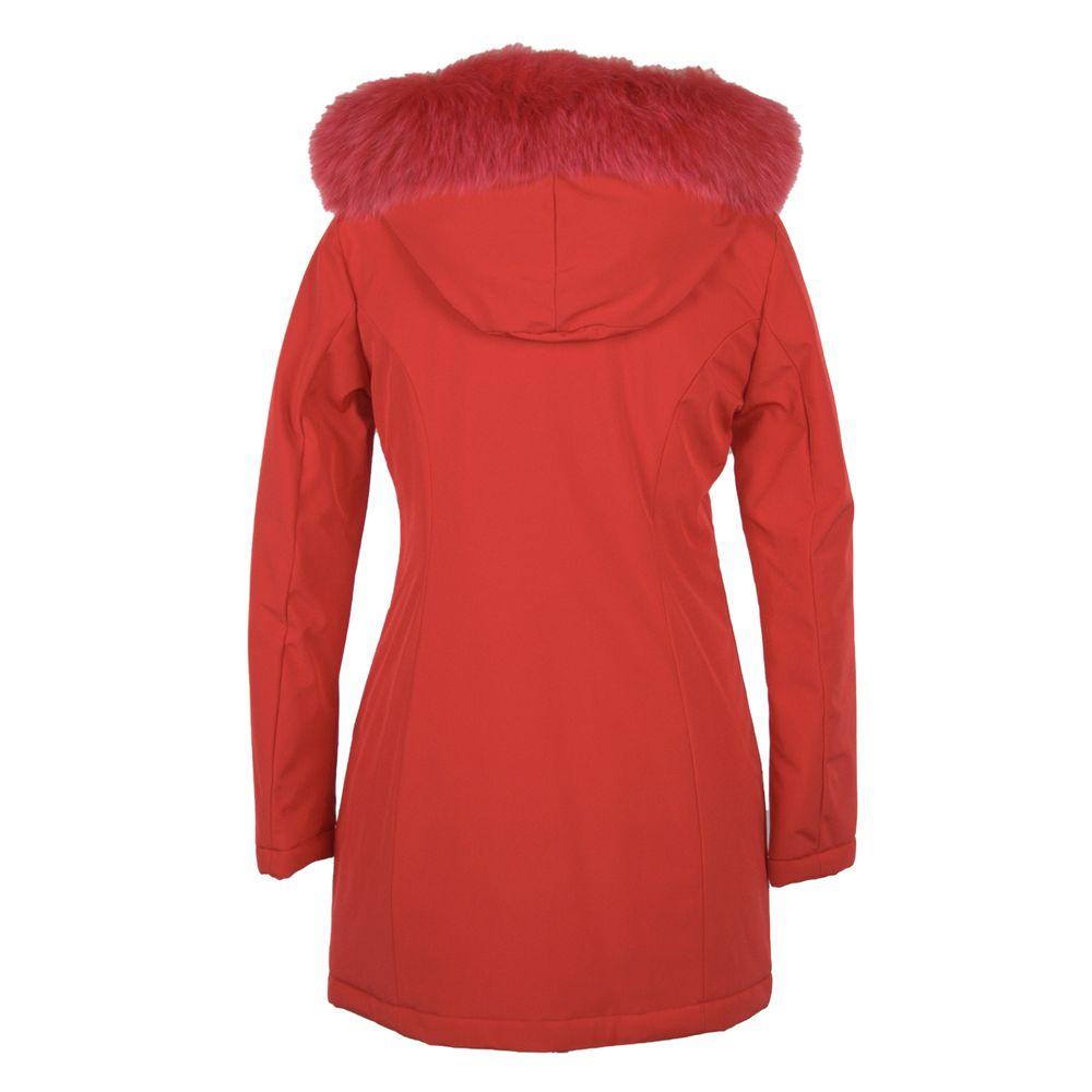 Refrigiwear Elegant Winter Warmth Pink Soft-Shell Parka - Arichezz.store