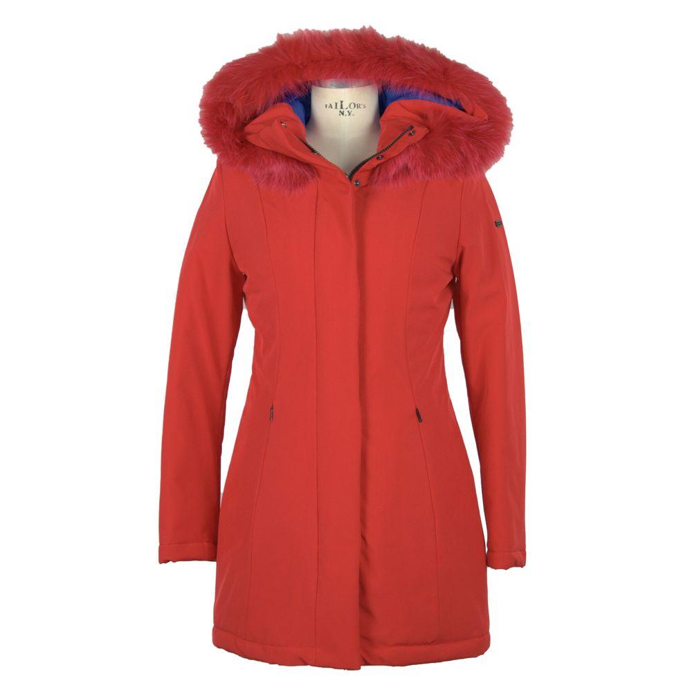 Refrigiwear Elegant Winter Warmth Pink Soft-Shell Parka - Arichezz.store