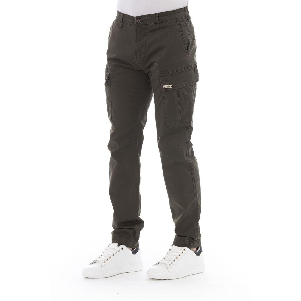 Baldinini Trend Army Cotton Men Cargo Trouser - Arichezz.store