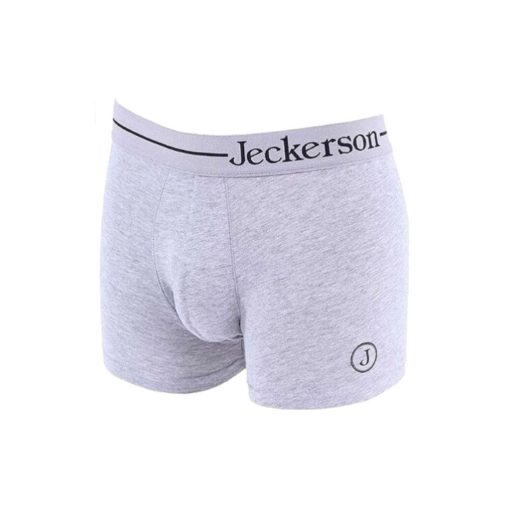 Jeckerson Gray Cotton Men Boxer - Arichezz.store