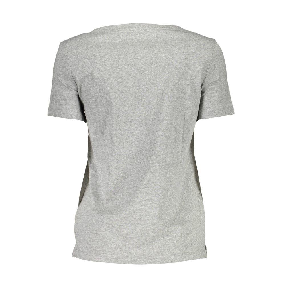 Guess Jeans Gray Cotton Women T-Shirt - Arichezz.store