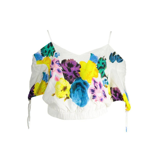 Desigual White Viscose Women Top - Arichezz.store